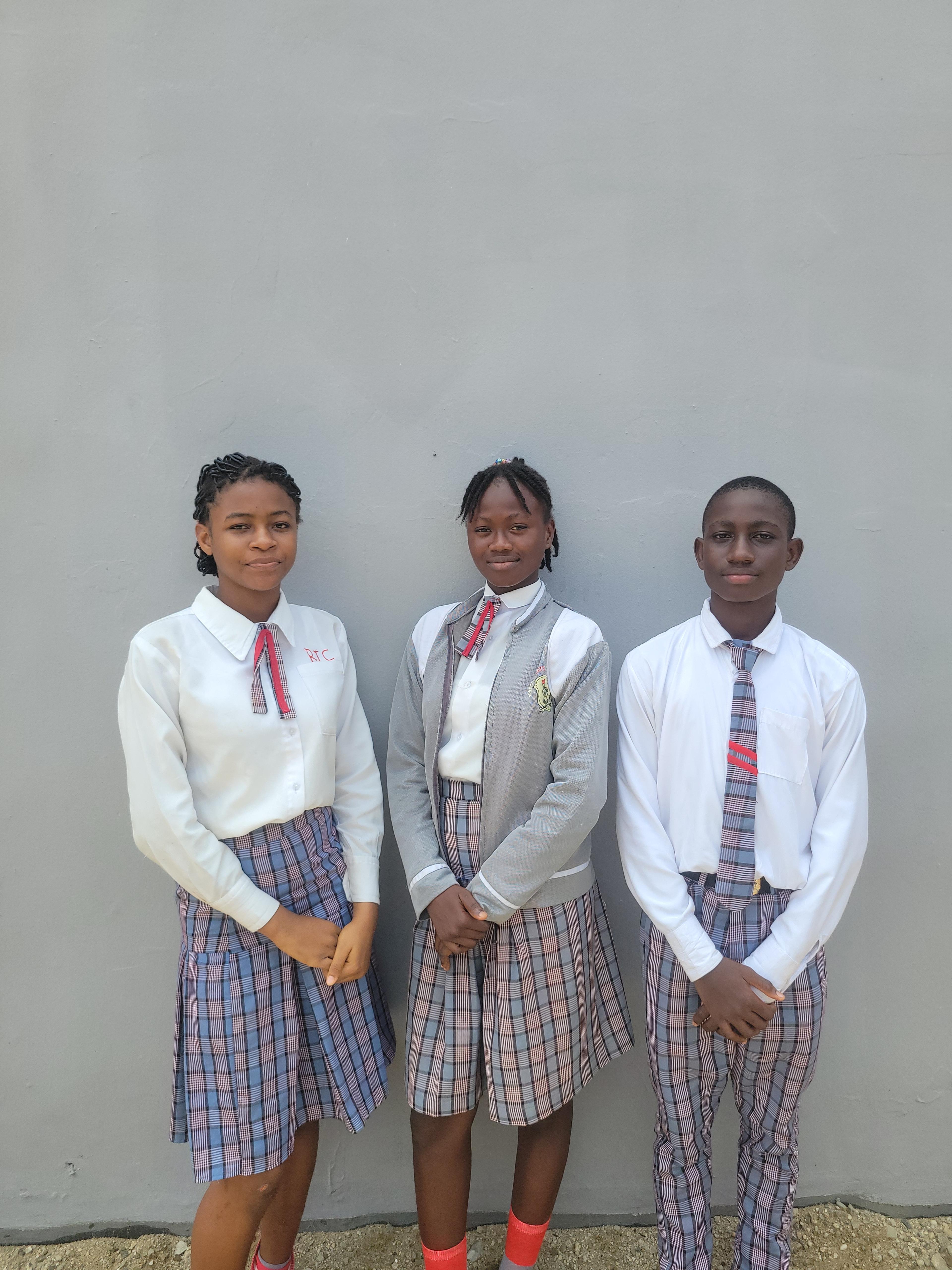 students smiling